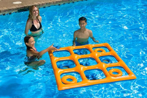 Miniatura 2 de Poolmaster Juego flotante gigante de Tic Tac Toe para piscina y patio trasero