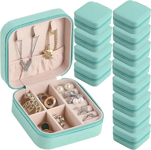 Estuche de Joyería de Viaje para Damas de Honor, Caja de Regalo, Juego de 12 Estuches Pequeños de Joyería, Mini Organizador de Joyas, Estuche de