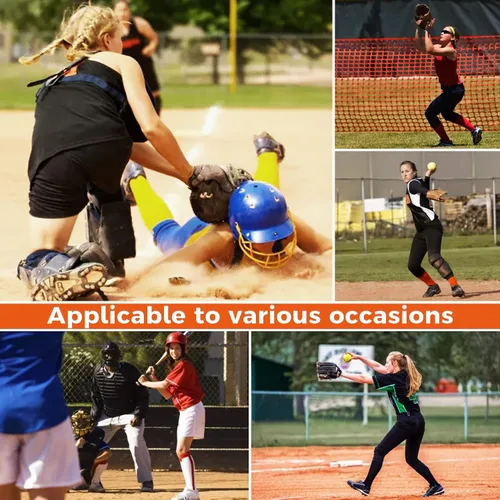 Miniatura 2 de COOLOMG Pantalones cortos deslizantes de sóftbol para mujer, con relleno, ropa interior de compresión para béisbol lacrosse cricket