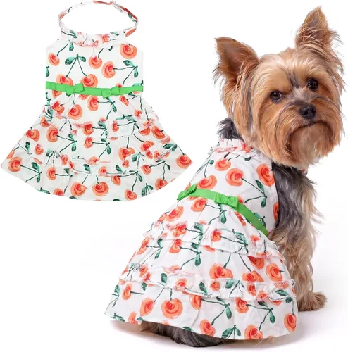 Miniatura 90 de Parisian Pet Chambray - Vestido para perro - Ligero sin mangas para perro, niña, talla XS Chambray en general