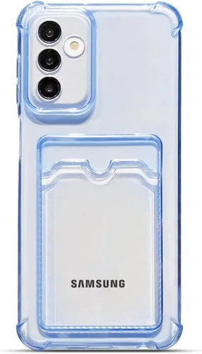 Miniatura 75 de Tuokiou Funda para Samsung Galaxy A14 5G, Fundas Protectoras Transparentes con Ranura para Tarjetas, Funda Cartera de TPU Suave Ajustada Resistente