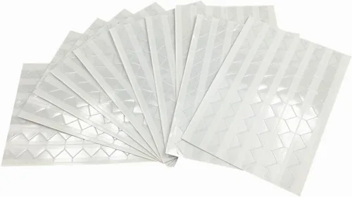Miniatura 2 de 10 hojas (paquete de 1020) esquinas fotográficas autoadhesivas de papel de PVC, calcomanías de esquina para álbumes de recortes, diario personal