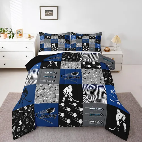 Miniatura 19 de Eat Sleep - Juego de edredón de natación para niños y niñas, ropa de cama temática de natación, juego de cama de natación, juego de deportes Nadar 03