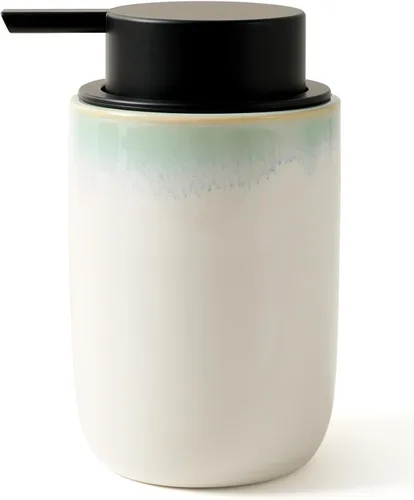 Miniatura 11 de BosilunLife Dispensador de jabón de espuma – Dispensador de espuma de cerámica para lavado de manos para baño, dispensador de jabón pequeño moderno