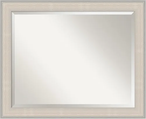 Miniatura 42 de Amanti Art Espejo de pared, espejo de marco de madera blanca lavada para decoración de pared o uso como espejo de baño para sobre el fregadero