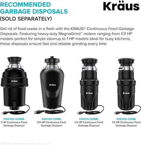 Miniatura 7 de KRAUS Kore KWU111-21 - Lavaplatos de cocina con estación de trabajo de 21 pulgadas, para empotrar, cubeta individual, de acero inoxidable calibre