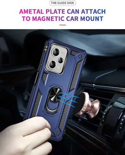 Miniatura 2 de Funda para Xiaomi redmi Note 12 Pro Plus 5G con protector de pantalla, soporte delgado protección militar a prueba de golpes, funda protectora