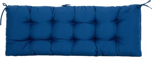 ARTPLAN Cojín de banco para exteriores para muebles de patio, cojín de sofá biplaza copetudo para silla de banco de mimbre de metal de madera, 48 x