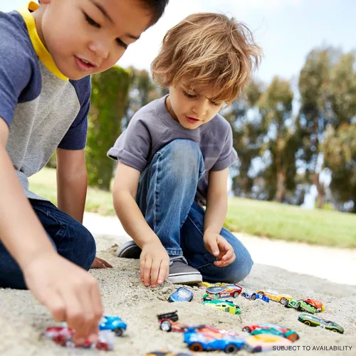 Miniatura 6 de ¡Acción de choque definitiva de Hot Wheels con el Criss Cross Crash Track Set! [Exclusivo de Amazon] & Juego de 10 camiones y autos de juguete a