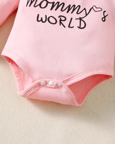 Miniatura 16 de Renotemy Conjunto de ropa para bebé recién nacida, mameluco con volantes, pantalones florales, lindo conjunto de ropa para bebé niña