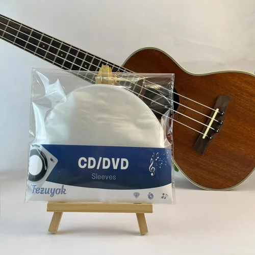 Miniatura 7 de 100 fundas para CD y DVD, fundas antiestáticas de plástico transparente para almacenamiento de CD y DVD Mini LP de 5 pulgadas