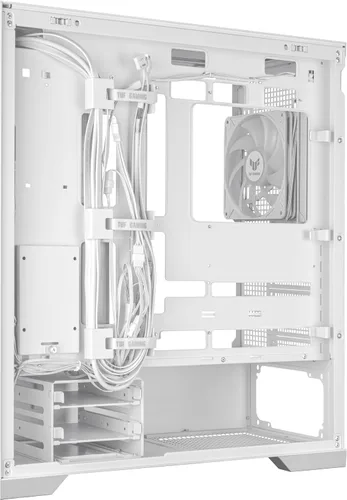 Miniatura 23 de Chasis para PC ASUS TUF Gaming GT302 ARGB Edición Blanca ATX de Torre Media Cuatro ventiladores ARGB de 140x28mm para flujo de aire y presión