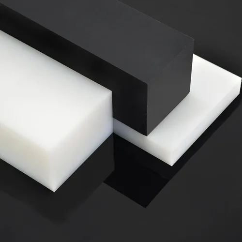 Miniatura 2 de UHMW - Bloque de golpeo de polietileno de peso molecular ultra alto rectangular, bloques de plástico sólido para mecanizado, mejoras del hogar