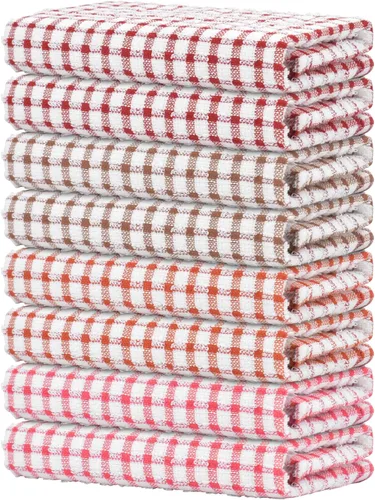 Miniatura 26 de Nialnant 8 Piezas Trapos de Cocina para Platos, 100% Algodón Suave Absorbente de Secado Rápido, Paños de Cocina para Cocina, Lavar Platos, Trapos