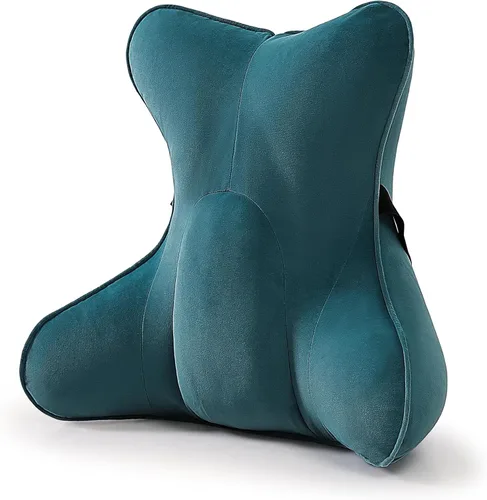 Miniatura 17 de Almohada de apoyo lumbar para alivio del dolor de espalda baja – Cojín lumbar ergonómico multifuncional, almohada de lectura para silla de oficina
