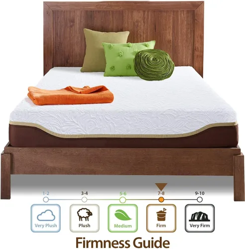 Miniatura 5 de Live & Sleep Elite - Colchón de espuma viscoelástica de gel individual XL en una caja, colchón firme de 12 pulgadas, cama fresca en una caja