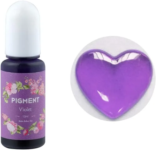 Miniatura 27 de Mezcla de resina epoxi UV de 0.3 fl oz, pigmento líquido, pigmento de resina colorante, secado rápido, manualidades, herramientas de fabricación
