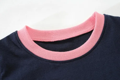 Miniatura 3 de DDSOL Conjunto de pijamas de manga larga para niñas pequeñas, pijamas de algodón para bebés, cálidas