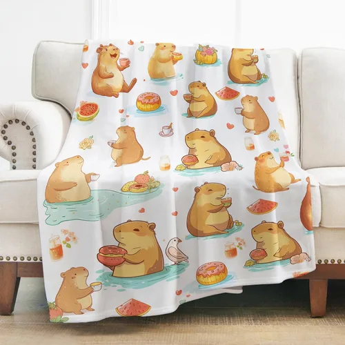 Miniatura 13 de Levens Manta de llama de 60 x 50 pulgadas, regalo de mamá llama para mujeres y niñas, bonita manta de alpaca con cactus y llamas, decoración