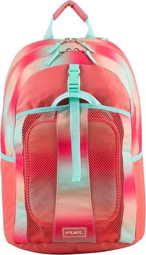 Miniatura 3 de FUEL Combo de mochila con lonchera 18 pulgadas, de lujo, dos compartimentos, resistente al agua, con bolsillos laterales para botella de agua