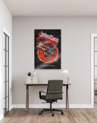 Miniatura 6 de Judas Priest - Póster de música (Screaming For Vengeance) (Tamaño: 24" x 36") (póster laminado)