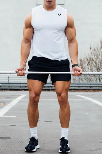 Miniatura 2 de GYM REVOLUTION Pantalones cortos deportivos de secado rápido para hombre con bolsillos