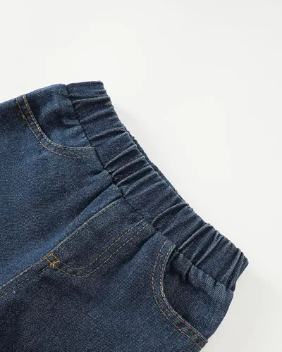 Miniatura 6 de Renotemy Ropa de bebé para niño, trajes de mezclilla, sudadera con capucha para bebés, pantalones de mezclilla, ropa para niños pequeños