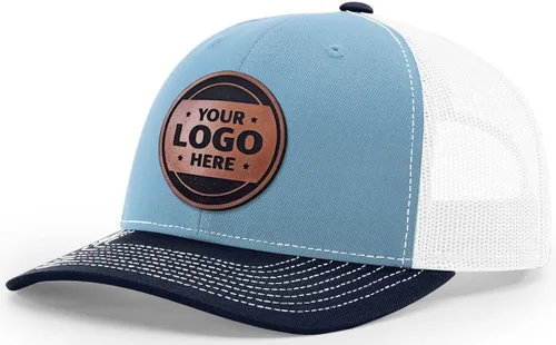 Miniatura 36 de Sombrero de parche de cuero de camionero personalizado grabado con láser