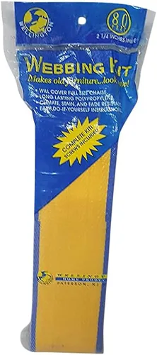 Correa para silla, kit de correas de 80 pies y 3 pulgadas de ancho, reemplaza tu silla vieja con colores vibrantes para elegir fabricada en Estados