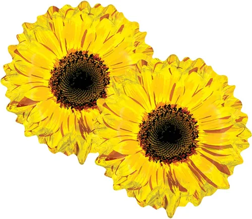 Miniatura 4 de Globo de fiesta de aluminio amarillo de girasol de 24 pulgadas