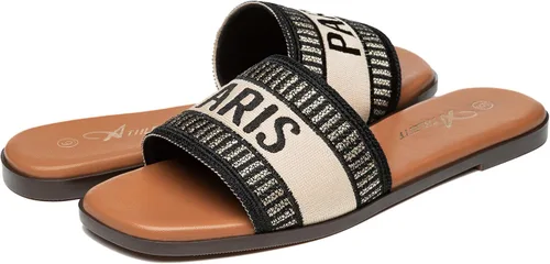 Miniatura 5 de Athlefit Sandalias planas para mujer, cómodas sandalias elegantes para el verano 2025