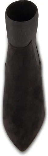 Miniatura 3 de CUSHIONAIRE Botines de vestir elásticos Ginebra para mujer con acolchado de espuma viscoelástica, anchos disponibles, Negro