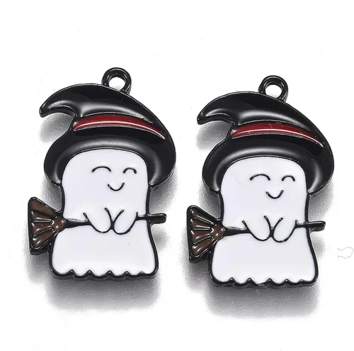 Miniatura 21 de Mega Pet Colgantes de Halloween Fantasma blanco con linterna de calabaza