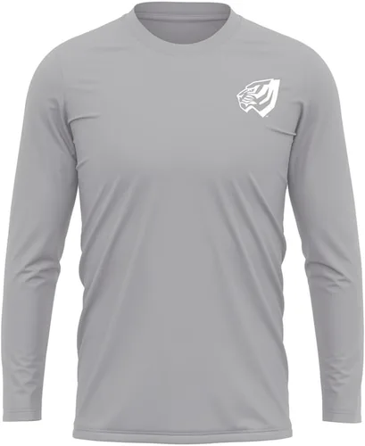 Miniatura 335 de Camisa deportiva de manga larga oficial de la NCAA Collegiate para hombre, con logotipo en el pecho izquierdo, colección Athletic Heather