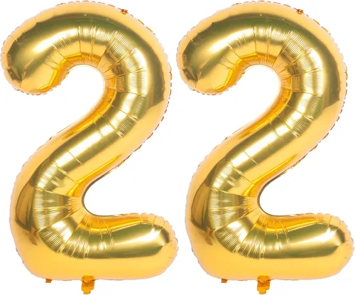 Miniatura 76 de Globos de helio de 40 pulgadas con dígitos dorados para fiesta de cumpleaños., Número 0, 40 pulgadas, número 0 oro 7