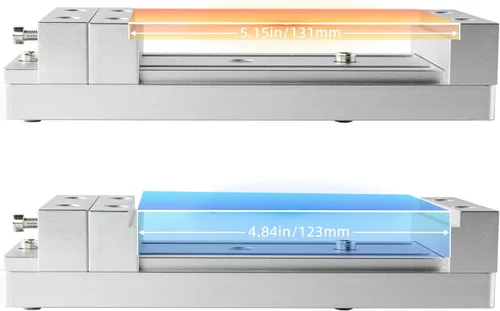 Miniatura 4 de FoxAlien Mini Tornillo de Banco de Perfil Bajo Abrazadera de Sujeción Mesa de Trabajo para FoxAlien 3018, Masuter 3, Masuter Pro, 3S, XE-PRO