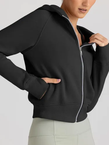 Miniatura 4 de Trendy Queen Sudaderas con capucha y cremallera para mujer, chaquetas de vellón, trajes de otoño, casuales, con capucha, Y2K, ropa de invierno 2024