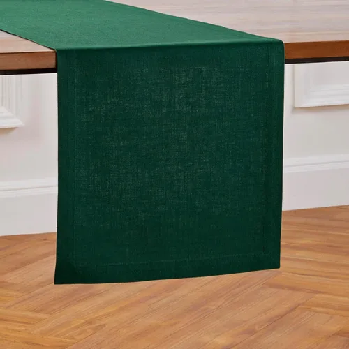 Miniatura 22 de Solino Home Camino de mesa de lino blanco de 36 pulgadas, 100% lino puro, camino de mesa pequeño de 14 x 36 pulgadas, ideal para tocador y mesas 01
