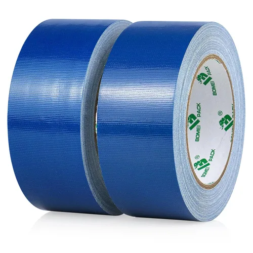 Miniatura 11 de BOMEI PACK Cinta de conducto amarilla de 4 pulgadas de ancho, cinta adhesiva industrial resistente al agua de color 9.0 mil x 4 pulgadas x 55 m