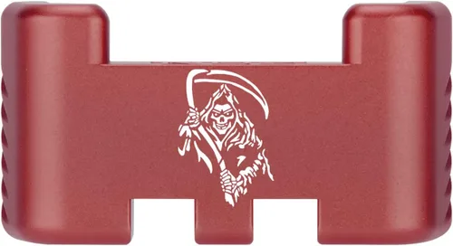 Miniatura 52 de NDZ Performance Placa trasera de aluminio con asistencia deslizante para Glock 1-5 Glock 17 19 19 19 x 22 23 24 26 27 31 32 33 34 35 45 47 49, Rojo