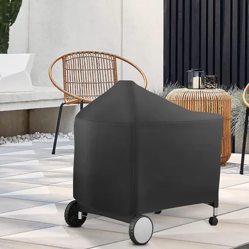 Miniatura 4 de Funda para parrilla Weber 7152 Performer Deluxe de 22 pulgadas, cubierta impermeable resistente a la decoloración para barbacoa