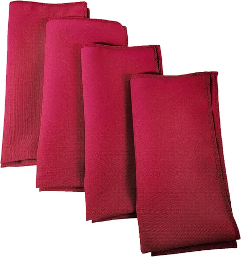 Miniatura 29 de LA Linen Paquete de 10 servilletas de popelina de poli, servilletas de tela suave, servilletas lavables y reutilizables, servilletas de mesa