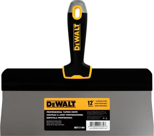 Miniatura 4 de DEWALT Cuchillo de albañilería de 35,6 cm con mango de agarre suave Acero inoxidable DXTT-2-196
