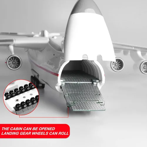 Miniatura 2 de Escala 1:200 An-225 ANTONOV que lleva con espacialeshuttle BURAN Resina Aviones Modelo Diecast para Colección