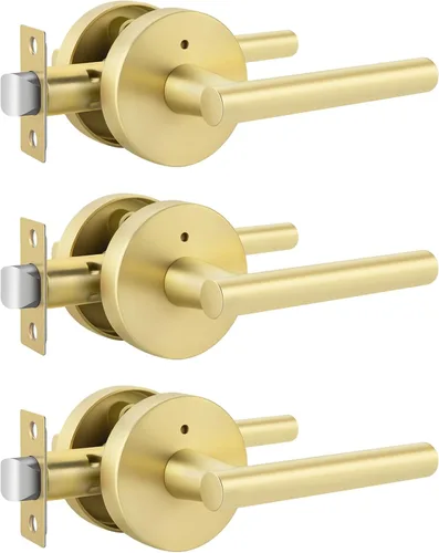 Miniatura 18 de Goldenwarm - Paquete de 1 picaporte negro inactivo de una sola cara, con tirador de puerta de extracción mate, resistente, para armario o despensa