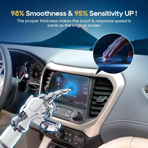 Miniatura 4 de LFOTPP 2017-2020 2021 2022 GMC Acadia IntelliLink - Protector de pantalla de navegación para automóvil IntelliLink de 8 pulgadas, pantalla de vidrio