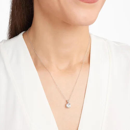 Miniatura 28 de Amazon Essentials Collar con colgante de piedra natal de corte redondo de plata de ley de 18 pulgadas (anteriormente colección Amazon)