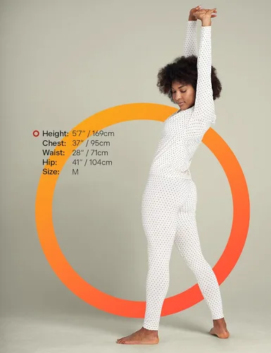 Miniatura 3 de LAPASA Conjunto de ropa interior térmica para mujer, con forro polar, parte superior e inferior, capa base suave, ligera, mediapesada, L17, L41L44