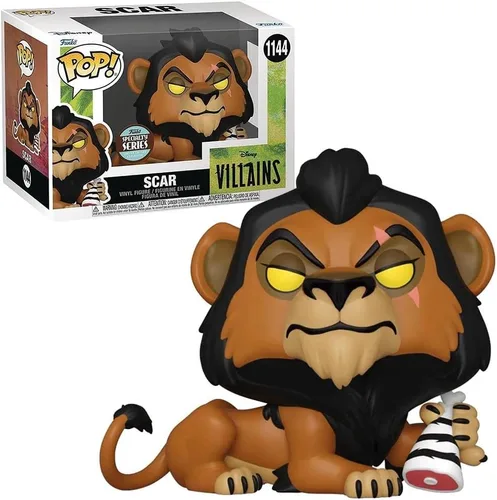 Miniatura 2 de POP Disney Villains: The Lion King - Figura de vinilo Funko de la serie especial de cicatrices con carne
