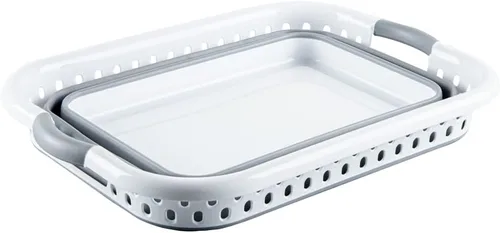 Miniatura 8 de Restaurantware - Contenedor plegable de 20.8 x 15.4 x 8.7 pulgadas, 1 contenedor de almacenamiento duradero - Asas integradas, organizador